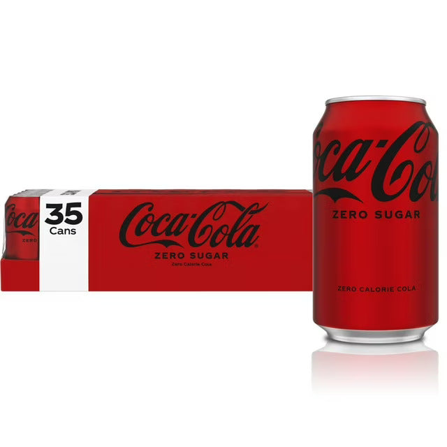 COCA-COLA ZERO SUGAR 12 FL OZ (Pack of 35)