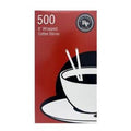 COFFEE STIRRER DISPOSABLE 8" WRAPPED BLACK