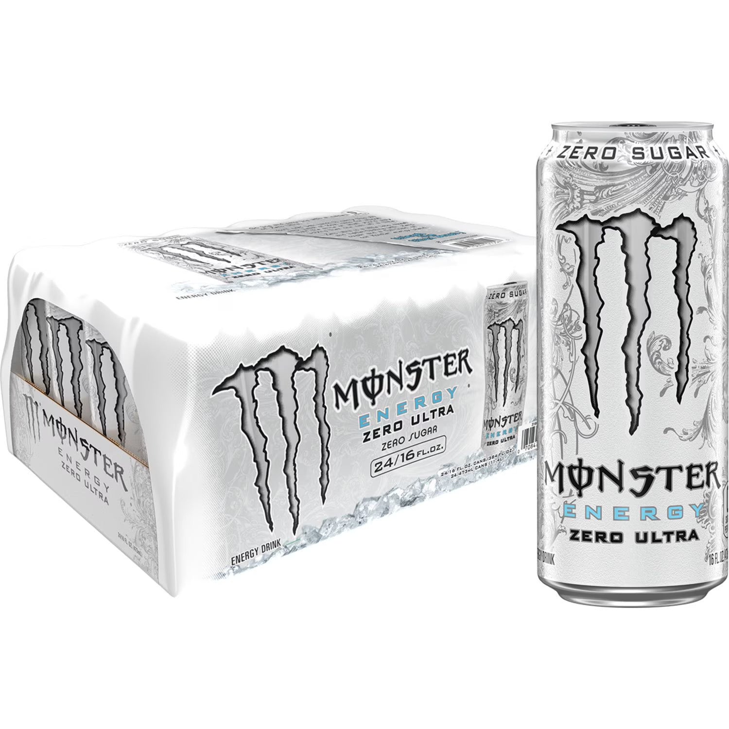 MONSTER ENERGY ZERO ULTRA 16 FL OZ (Pack of 24)