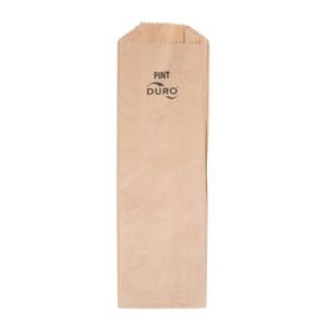 PAPER BAG BROWN PINT 500CT