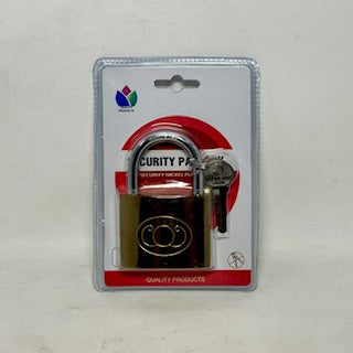 QUALITY PRODUCTS SECURITY PADLOCK 63MM GOLD