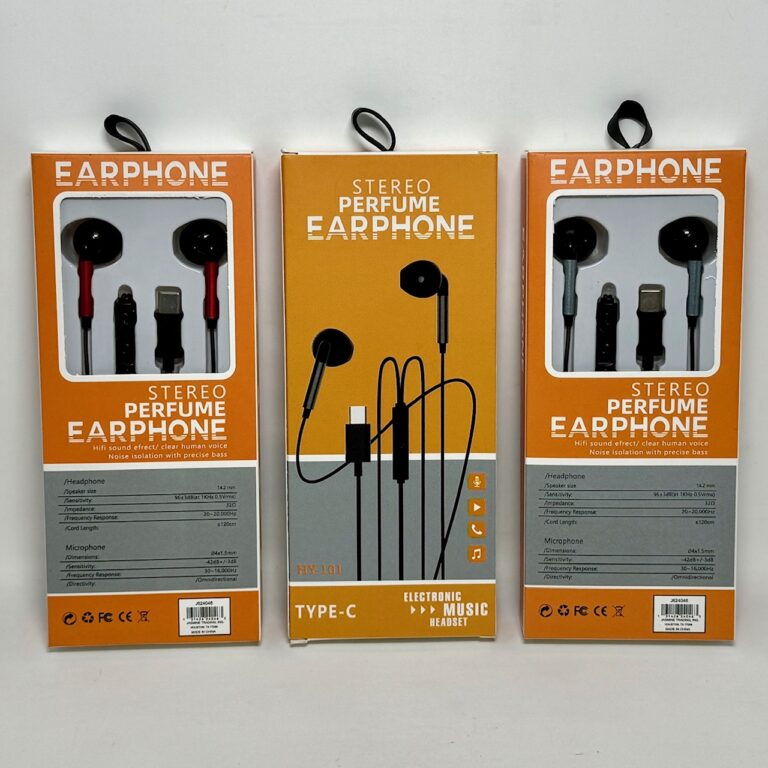 STEREO EARPHONES ASST USB-C 60ct