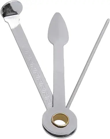 3-in-1 Tobacco Pipe Cleaning Tool – Stainless Steel